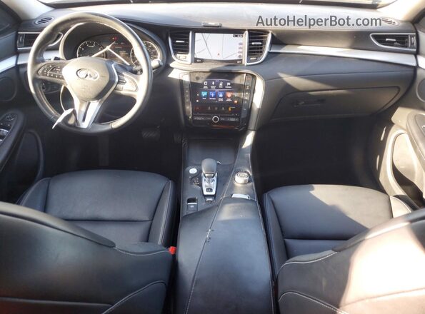 3PCAJ5M1XKF144869 2019 INFINITI QX50 Gray წინა პანელის ხედი