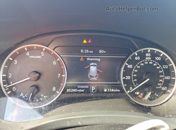 3PCAJ5M1XKF144869 2019 INFINITI QX50 Gray ხელსაწყოთა პანელის ხედი