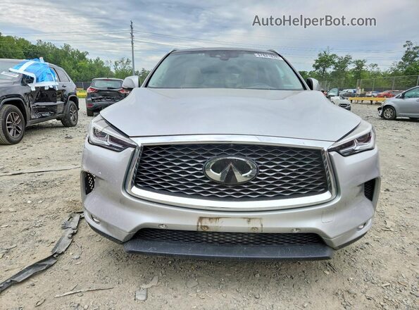 3PCAJ5M30KF104740 2019 INFINITI QX50 Silver Front view