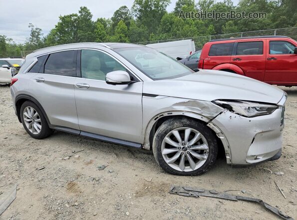 3PCAJ5M30KF104740 2019 INFINITI QX50 Silver Front right