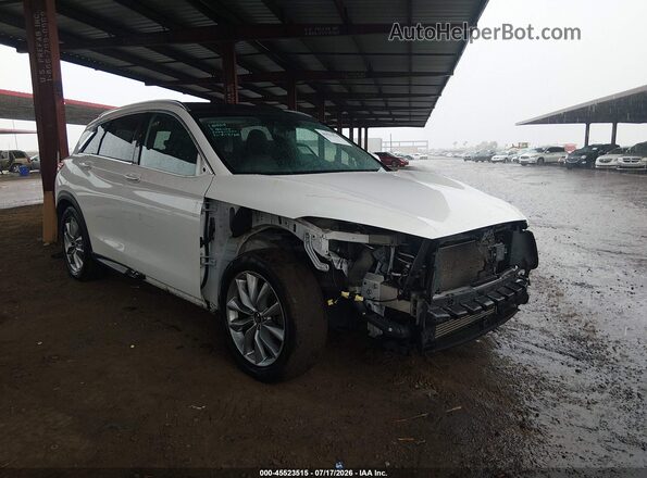3PCAJ5M30KF130223 2019 INFINITI QX50 White Вид спереду