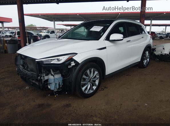 3PCAJ5M30KF130223 2019 INFINITI QX50 White Передня ліва чверть