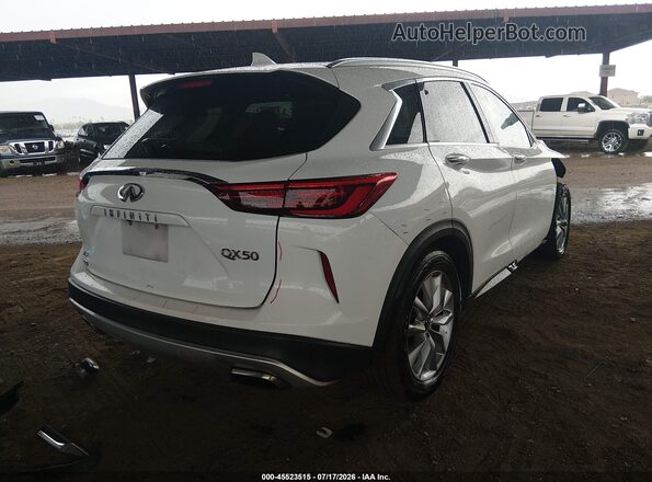 3PCAJ5M30KF130223 2019 INFINITI QX50 White Задня права чверть