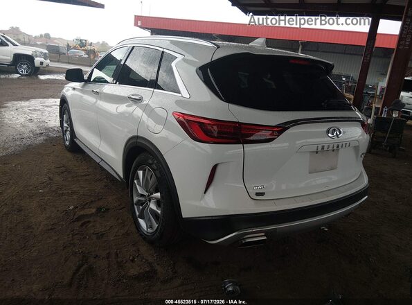 3PCAJ5M30KF130223 2019 INFINITI QX50 White Задня ліва чверть