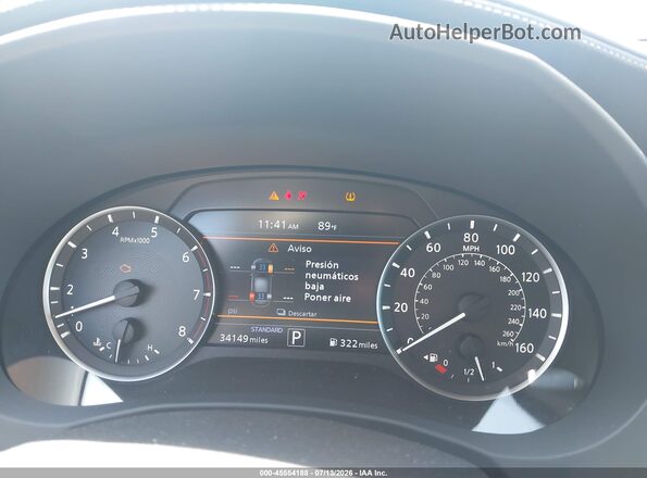 3PCAJ5M30KF132621 2019 INFINITI QX50 White უკანა სავარძლების ხედი