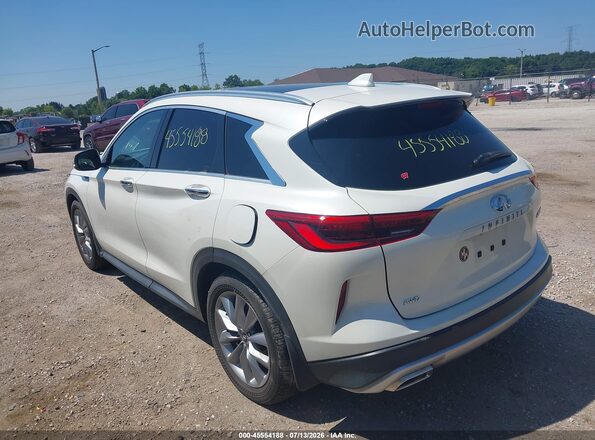 3PCAJ5M30KF132621 2019 INFINITI QX50 White უკანა მარცხენა