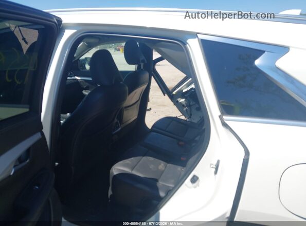 3PCAJ5M30KF132621 2019 INFINITI QX50 White VIN კოდის სტიკერის ხედი