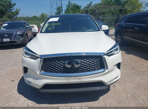 3PCAJ5M30KF132621 2019 INFINITI QX50 White ხელსაწყოთა პანელის ხედი