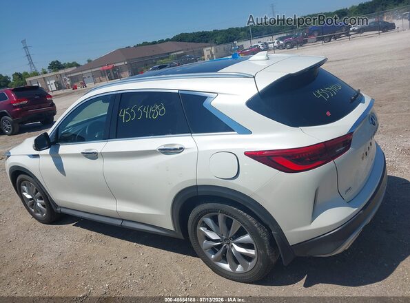 3PCAJ5M30KF132621 2019 INFINITI QX50 White სალონის 360-გრადუსიანი ხედი