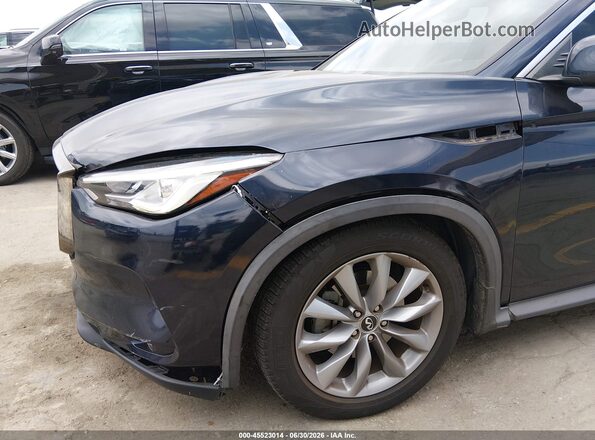 3PCAJ5M30KF145109 2019 INFINITI QX50 Синий Вид щитка приборов
