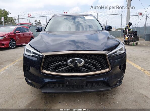 3PCAJ5M30KF145109 2019 INFINITI QX50 Синий Панорамный вид салона 360°
