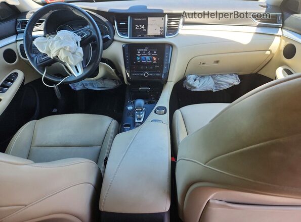3PCAJ5M30LF104870 2020 INFINITI QX50 Blue Առջևի վահանակի տեսք