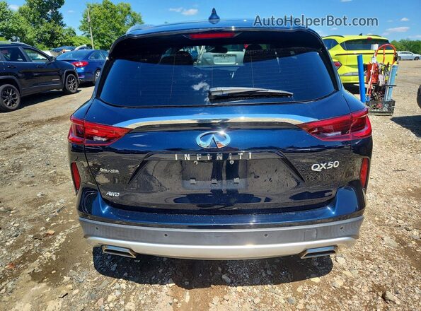 3PCAJ5M30LF104870 2020 INFINITI QX50 Blue Հետևի տեսք