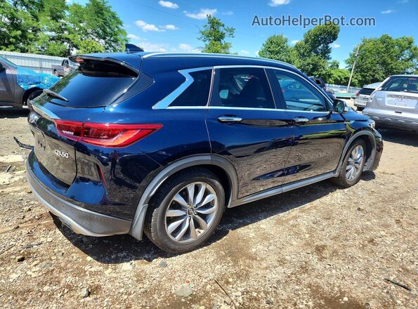 3PCAJ5M30LF104870 2020 INFINITI QX50 Blue Հետևի աջ