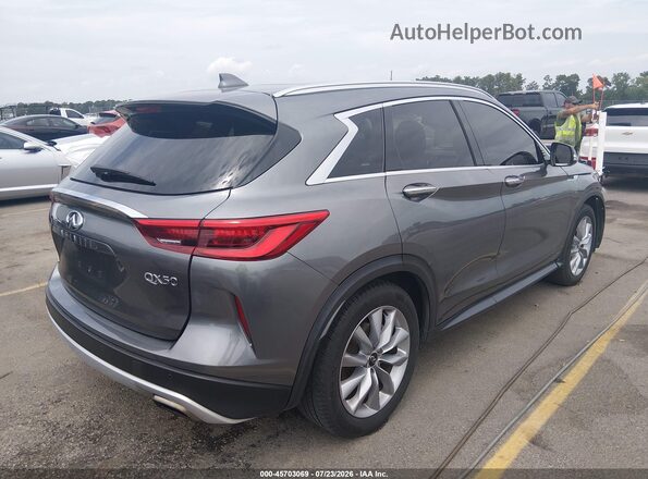 3PCAJ5M30LF113956 2020 INFINITI QX50 Серый Задняя правая четверть