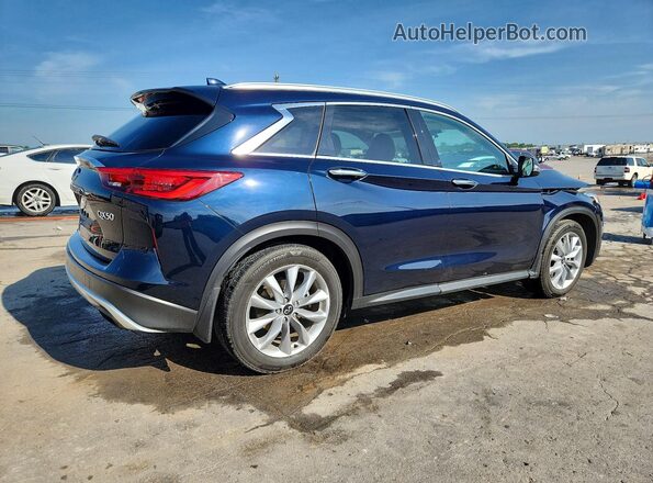 3PCAJ5M30LF117666 2020 INFINITI QX50 Blue Trasero derecho