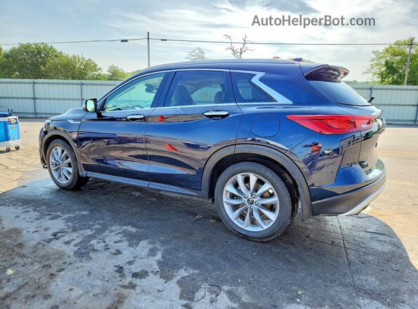 3PCAJ5M30LF117666 2020 INFINITI QX50 Blue Trasero izquierdo