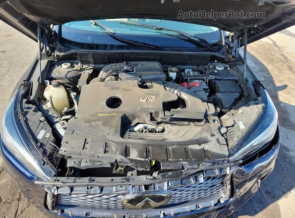 3PCAJ5M30LF117666 2020 INFINITI QX50 Blue Vista del compartimento del motor
