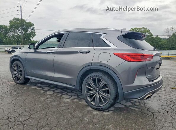 3PCAJ5M30LF120759 2020 INFINITI QX50 Gray Trasero izquierdo