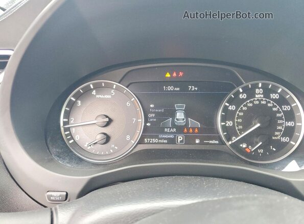 3PCAJ5M30LF120759 2020 INFINITI QX50 Gray Vista del cuadro de instrumentos