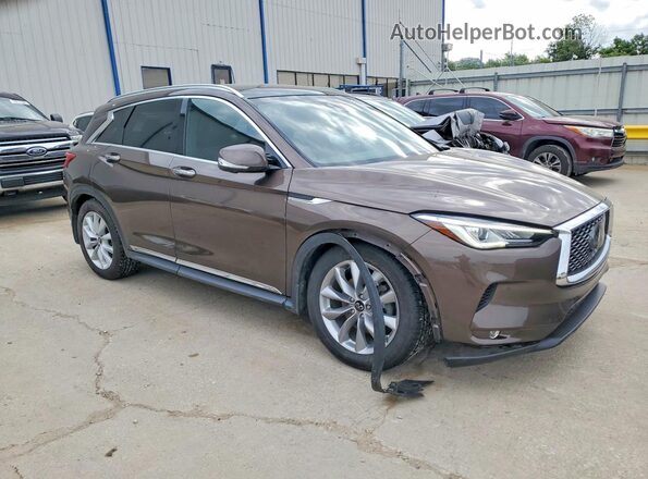 3PCAJ5M31KF109915 2019 INFINITI QX50 Серый Передняя правая четверть