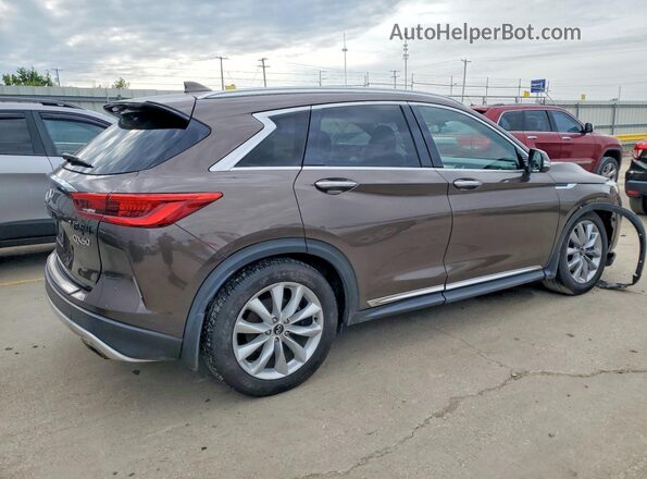 3PCAJ5M31KF109915 2019 INFINITI QX50 Серый Задняя правая четверть