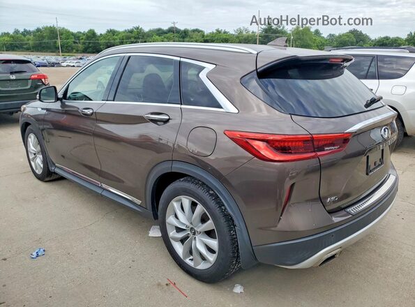 3PCAJ5M31KF109915 2019 INFINITI QX50 Серый Задняя левая четверть