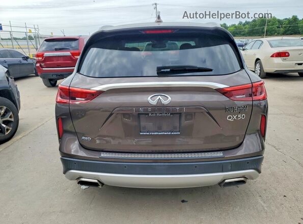 3PCAJ5M31KF109915 2019 INFINITI QX50 Серый Вид сзади