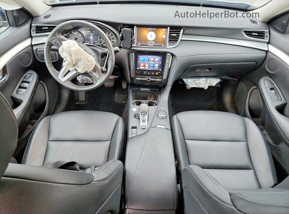 3PCAJ5M31KF137584 2019 INFINITI QX50 Blue წინა პანელის ხედი