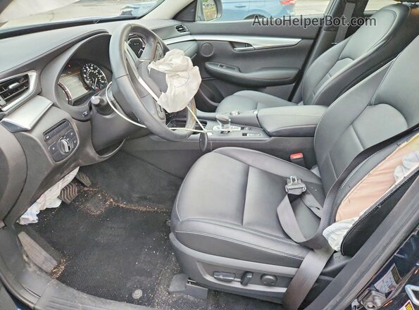 3PCAJ5M31KF137584 2019 INFINITI QX50 Blue წინა სალონის ხედი