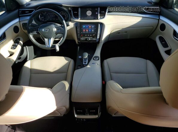 3PCAJ5M31KF138573 2019 INFINITI QX50 White Вид панелі приладів
