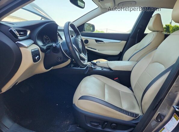 3PCAJ5M31KF147418 2019 INFINITI QX50 Gray წინა სალონის ხედი