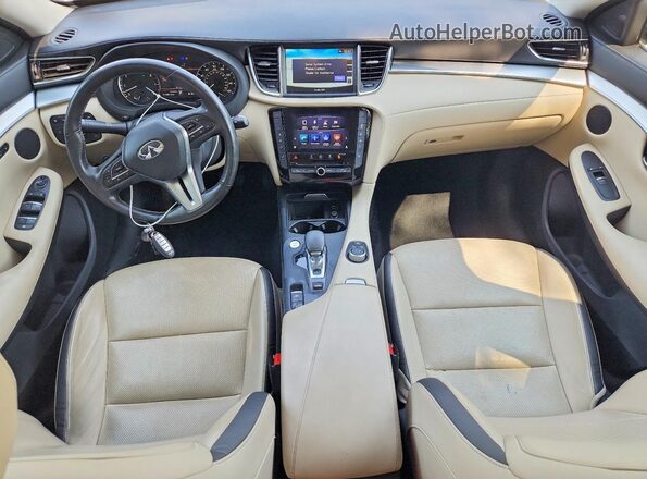 3PCAJ5M31KF147418 2019 INFINITI QX50 Gray წინა პანელის ხედი