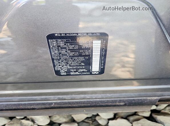 3PCAJ5M31KF147418 2019 INFINITI QX50 Gray ძრავის განყოფილების ხედი