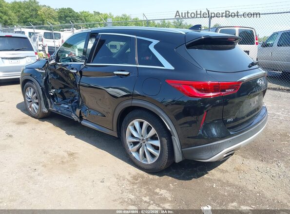3PCAJ5M32KF118736 2019 INFINITI QX50 Черный Задняя левая четверть