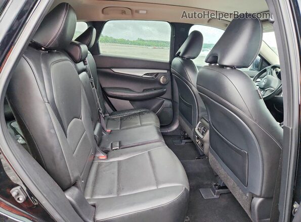 3PCAJ5M32KF124245 2019 INFINITI QX50 Black Rear seats view