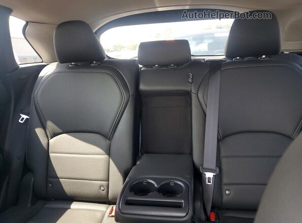 3PCAJ5M32KF144463 2019 INFINITI QX50 Black Rear seats view