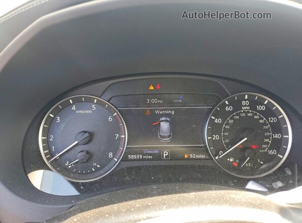 3PCAJ5M32KF144463 2019 INFINITI QX50 Black Instrument cluster view