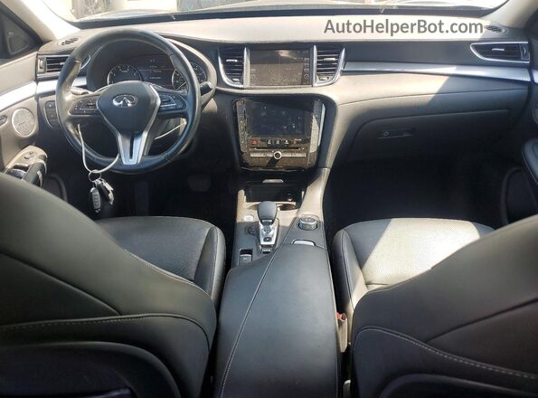 3PCAJ5M32KF144463 2019 INFINITI QX50 Black Dashboard view