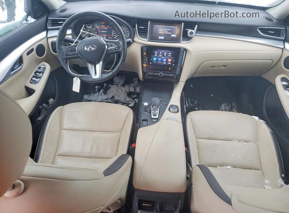 3PCAJ5M32KF145791 2019 INFINITI QX50 White Вид панелі приладів