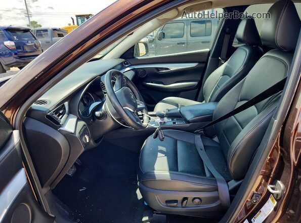 3PCAJ5M32LF100609 2020 INFINITI QX50 Purple Front interior view