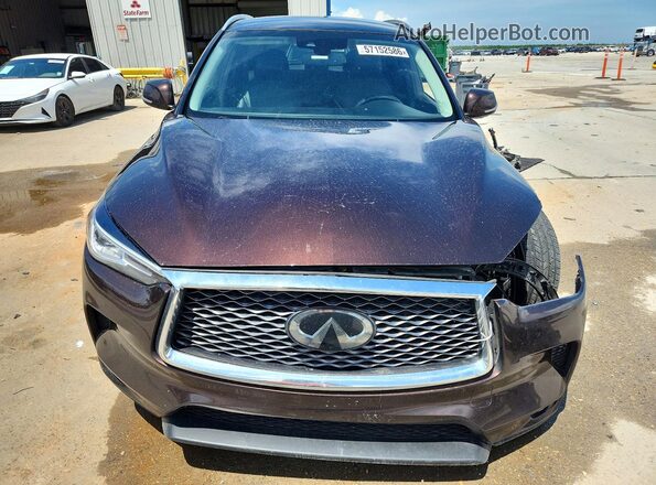 3PCAJ5M32LF100609 2020 INFINITI QX50 Purple Front view