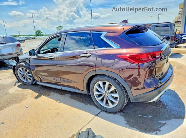 3PCAJ5M32LF100609 2020 INFINITI QX50 Purple Rear left