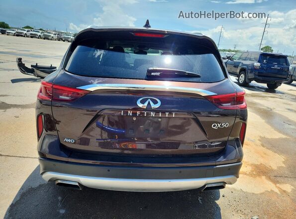 3PCAJ5M32LF100609 2020 INFINITI QX50 Purple Rear view