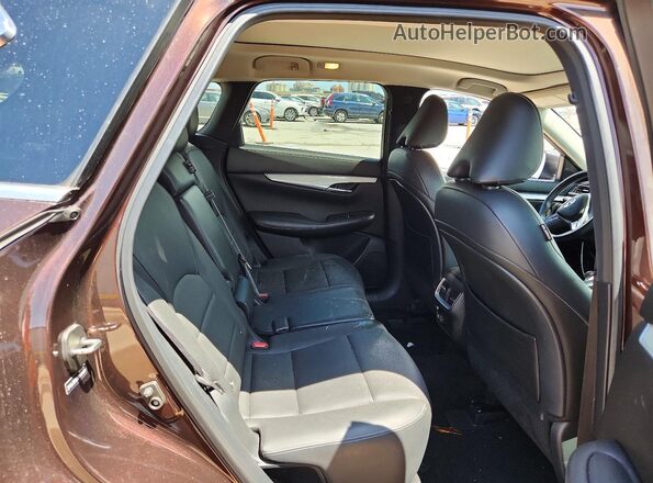 3PCAJ5M32LF100609 2020 INFINITI QX50 Purple Rear interior view
