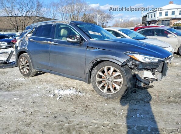 3PCAJ5M33KF110483 2019 INFINITI QX50 Gray Передня права чверть