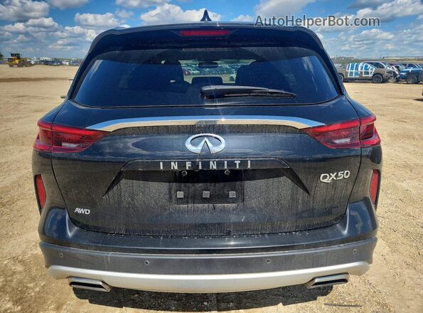 3PCAJ5M33KF111049 2019 INFINITI QX50 Black უკანა ხედი