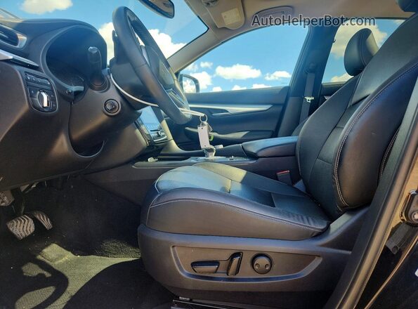 3PCAJ5M33KF111049 2019 INFINITI QX50 Black წინა სალონის ხედი