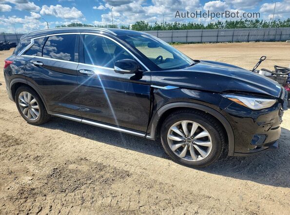 3PCAJ5M33KF111049 2019 INFINITI QX50 Black წინა მარჯვენა