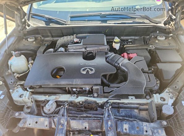 3PCAJ5M33KF111049 2019 INFINITI QX50 Black ძრავის განყოფილების ხედი